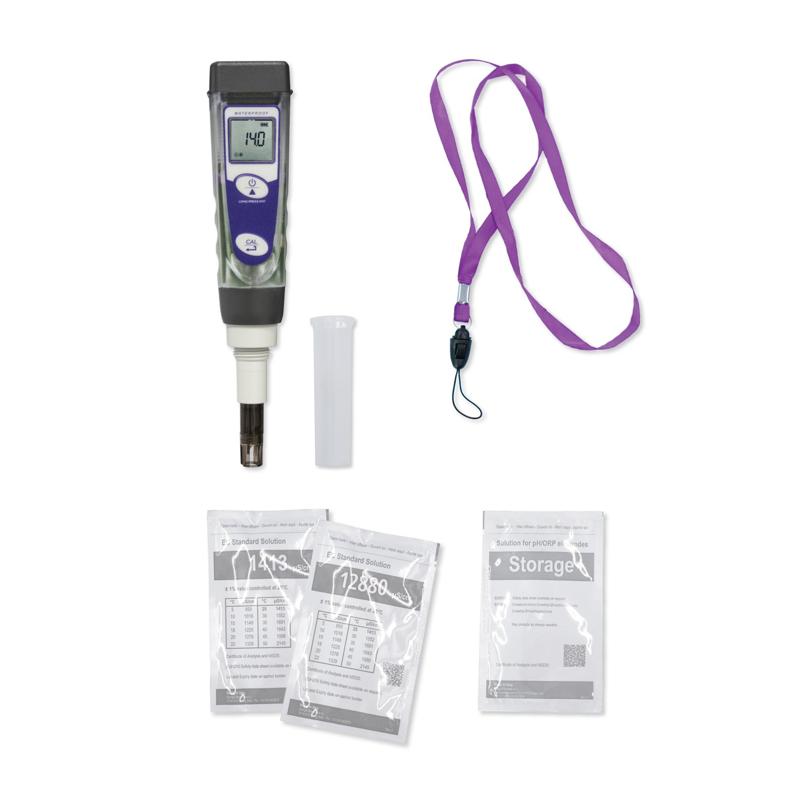 Conductivity Pocket Tester - with Fixed Electrode (Kit)